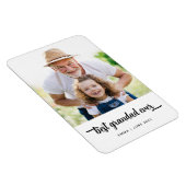 最高のGrandad Ever写真 マグネット (右側)