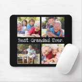 最高のGrandad Ever 4フォトコラージュおもしろいKeepsake マウスパッド (マウス)