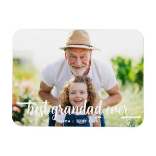 最高のGrandad Ever Scriptの写真 マグネット