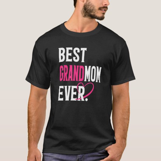 最高のGrandmom Everおもしろい Grandmom恋人母D Tシャツ (正面)