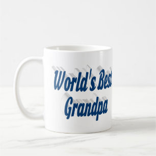 最高のGrandpaシーブルー文字 コーヒーマグカップ