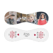 最高のGrandpaハート4フォトコラージュ 野球ボール (パネル)