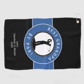 最高のGrandpaバイパーエレガントゴルファーカスタムスポーツ ゴルフタオル (横)