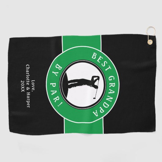 最高のGrandpaバイパーエレガントスポーツカスタムゴルファー ゴルフタオル (横)