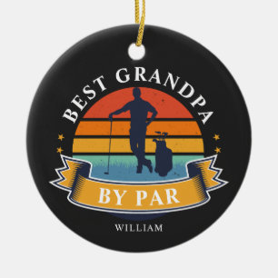 最高のGrandpaバイパーパーソナライズされたレトロ セラミックオーナメント