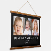 最高のGrandpaフォトタペストリー 吊り下げ型タペストリー (傾斜あり)
