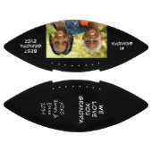 最高のGrandpaフォトブラック アメリカンフットボール (パネル)