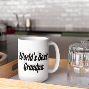 最高のGrandpaブラック文字 ジャンボコーヒーマグカップ