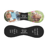 最高のGrandpa黒写真 野球ボール (パネル)