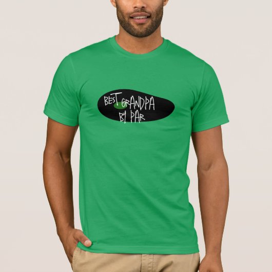 最高のGrandpa、パパバイパーカスタムモダンゴルファー Tシャツ (正面)