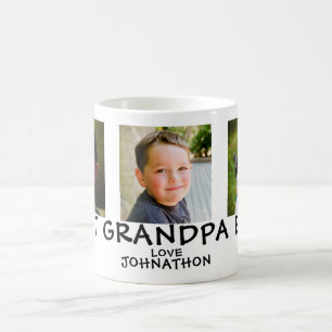最高のGrandpa 3写真名 コーヒーマグカップ