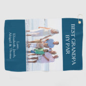 最高のGrandpa By Parフォトゴパーソナライズされたルフタオル ゴルフタオル (横)