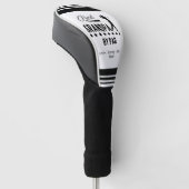 最高のGRANDPA By PARレトロフォント ゴルフヘッドカバー (アングル)