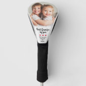 最高のGrandpa By Par作成写真ユニークカスタムPhoto ゴルフヘッドカバー (正面)