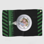 最高のGrandpa By Par写真パーソナライズされた ゴルフタオル (横)