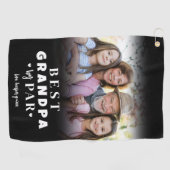 最高のGrandpa By Par Photo ゴルフタオル (横)