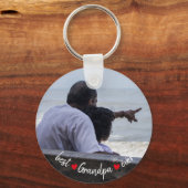 最高のGrandpa Everのカスタム写真 キーホルダー (正面)