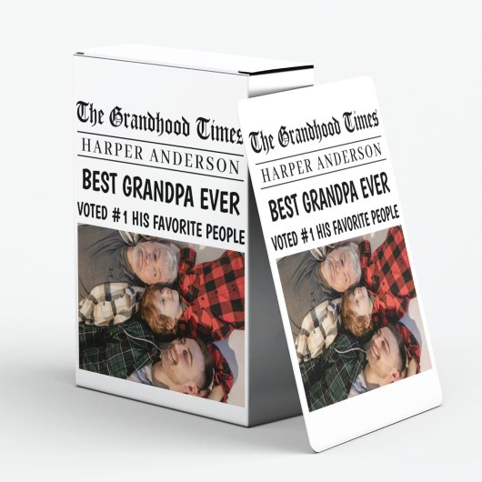 最高のGrandpa Everのパーソナライズされた写真 トランプ
