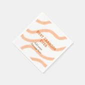 最高のGrandpa everオレンストライプジのスパイラル名t スタンダードカクテルナプキン (角)