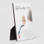 最高のGrandpa Everカスタムフォトスクリプトモダン フォトプラーク (側面)