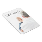 最高のGrandpa Everカスタムフォトスクリプトモダン マグネット (右側)