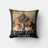 最高のGRANDPA EVERカスタム写真お父さんの日 クッション (正面)
