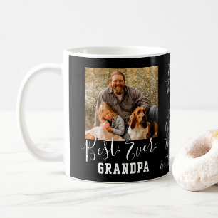 最高のGRANDPA EVERカスタム写真お父さんの日 コーヒーマグカップ