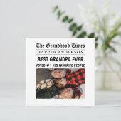 最高のGrandpa Everカスタム新聞ヘッドライン写真 (スタンド正面)