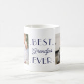 最高のGrandpa Everカスタム祖父写真 コーヒーマグカップ (中央)