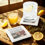 最高のGrandpa Everカスタム News Photo ストーンコースター<br><div class="desc">彼の新聞のフロントページのように見えるカスタムこの顔石コースターで祖父のスマイルをもたらす!彼の名よくはしゃぐ前と最高のお気に入りのの「Grandpa Ever」の見出しと写真を含むユニークと、それは彼が愛する個人的な贈り物である。コルクの裏地を持つ耐久性の高い大理石で作られた家具に最適で保護、心のこもったメッセージを披露。父素晴らしの日や誕生日や単に!</div>