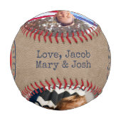 最高のGrandpa Everカスタム Photo Baseball 野球ボール (裏面)