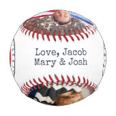 最高のGrandpa Everカスタム Photo Baseball 野球ボール (裏面)