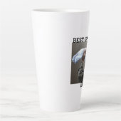 最高のGrandpa Everカスタム Photo Create Your Own カフェラテマグ (正面)