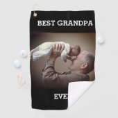 最高のGrandpa Everカスタム Photo Create Your Own ゴルフタオル (インサイチュ)