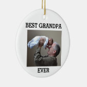 最高のGrandpa Everカスタム Photo Create Your Own セラミックオーナメント (右)