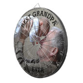 最高のGrandpa Everカスタム Photo Create Your Own ダーツボード (正面右)