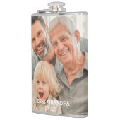 最高のGrandpa Everカスタム Photo Create Your Own フラスク (左)