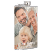 最高のGrandpa Everカスタム Photo Create Your Own フラスク (右)
