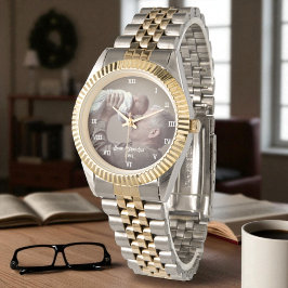 最高のGrandpa Everカスタム Photo Create Your Own ポップ・アートの 腕時計