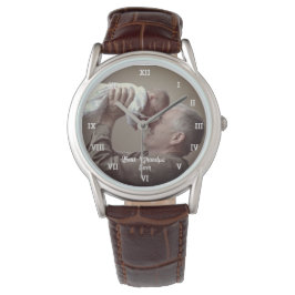 最高のGrandpa Everカスタム Photo Create Your Own ポップ・アートの 腕時計