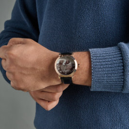 最高のGrandpa Everカスタム Photo Create Your Own ポップ・アートの 腕時計