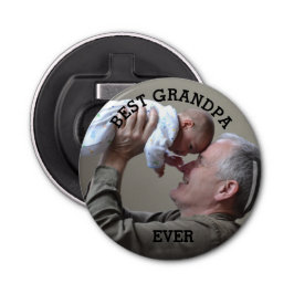 最高のGrandpa Everカスタム Photo Create Your Own 栓抜き