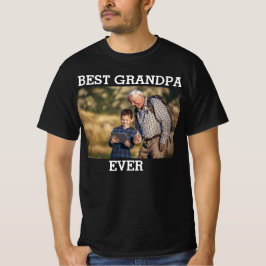 最高のGrandpa Everカスタム Photo Create Your Own Tシャツ