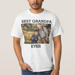 最高のGrandpa Everカスタム Photo Create Your Own Tシャツ