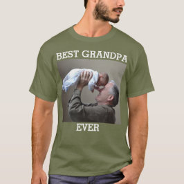 最高のGrandpa Everカスタム Photo Create Your Own Tシャツ