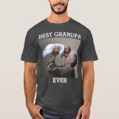 最高のGrandpa Everカスタム Photo Create Your Own Tシャツ (正面)