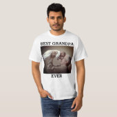 最高のGrandpa Everカスタム Photo Create Your Own T-S Tシャツ (正面フル)