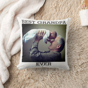 最高のGrandpa Everカスタム Photo Create Your Own Thr クッション