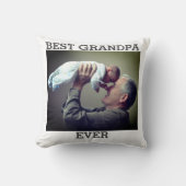 最高のGrandpa Everカスタム Photo Create Your Own Thr クッション (正面)