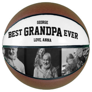 最高のGrandpa Ever写真誕生日ギフトクリスマスバ バスケットボール